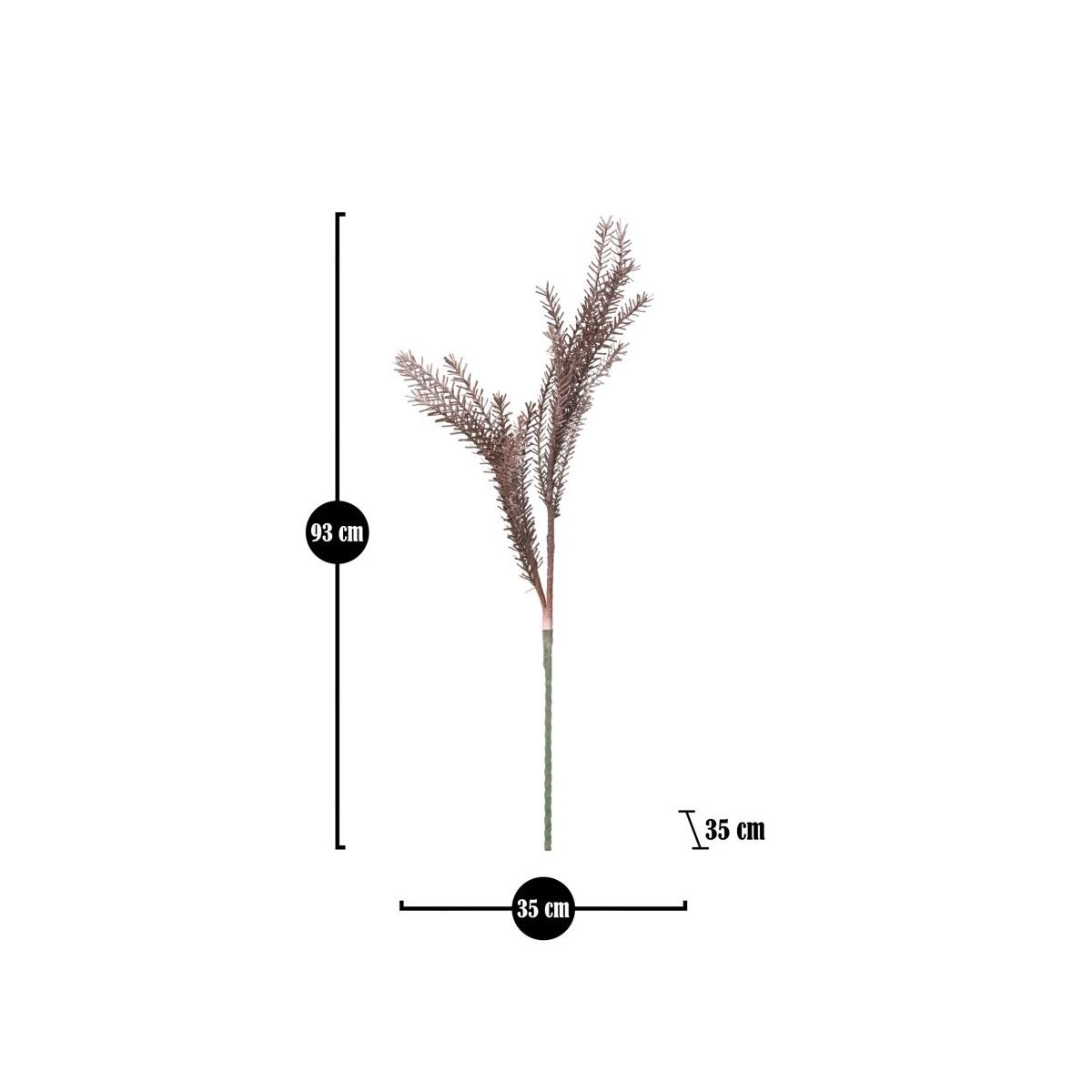 Fiore Bulrush Rosso cm.Ø35x93