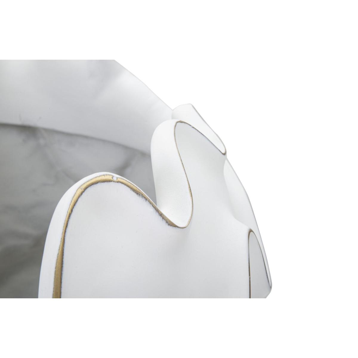 Cachepot Resina Lines cm.Ø44x37 |Mauro Ferretti