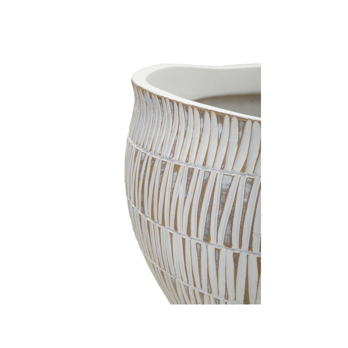 Cachepot Resina Stiky cm.Ø30,5x24,5 |Mauro Ferretti