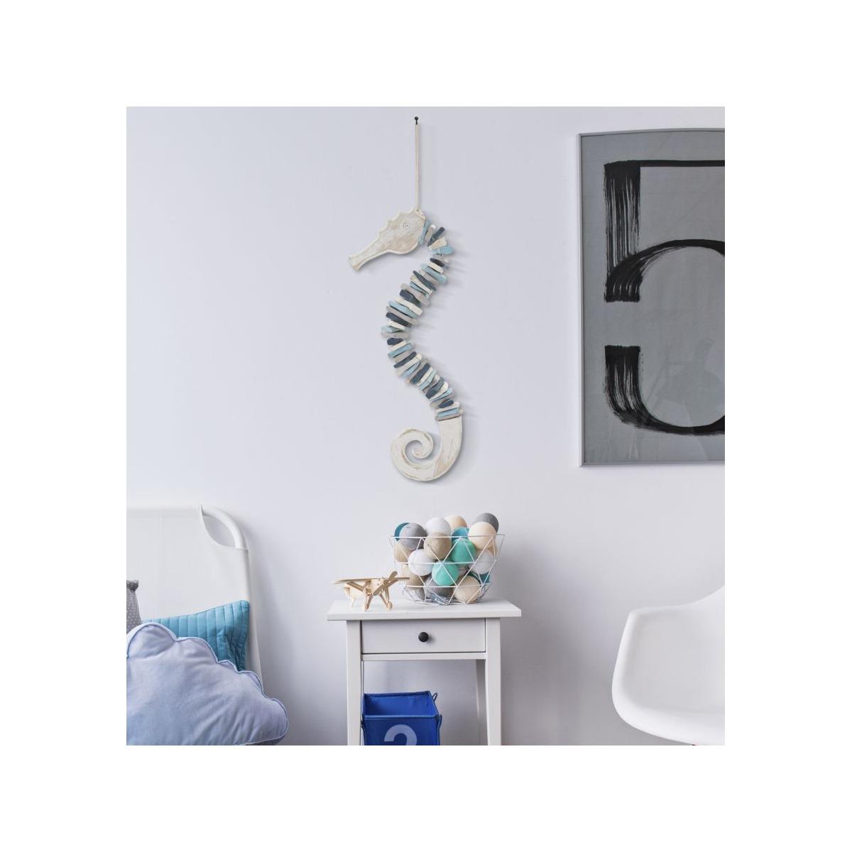 Cavalluccio Marino Da Appendere Color cm.22x6x55 |Mauro Ferretti