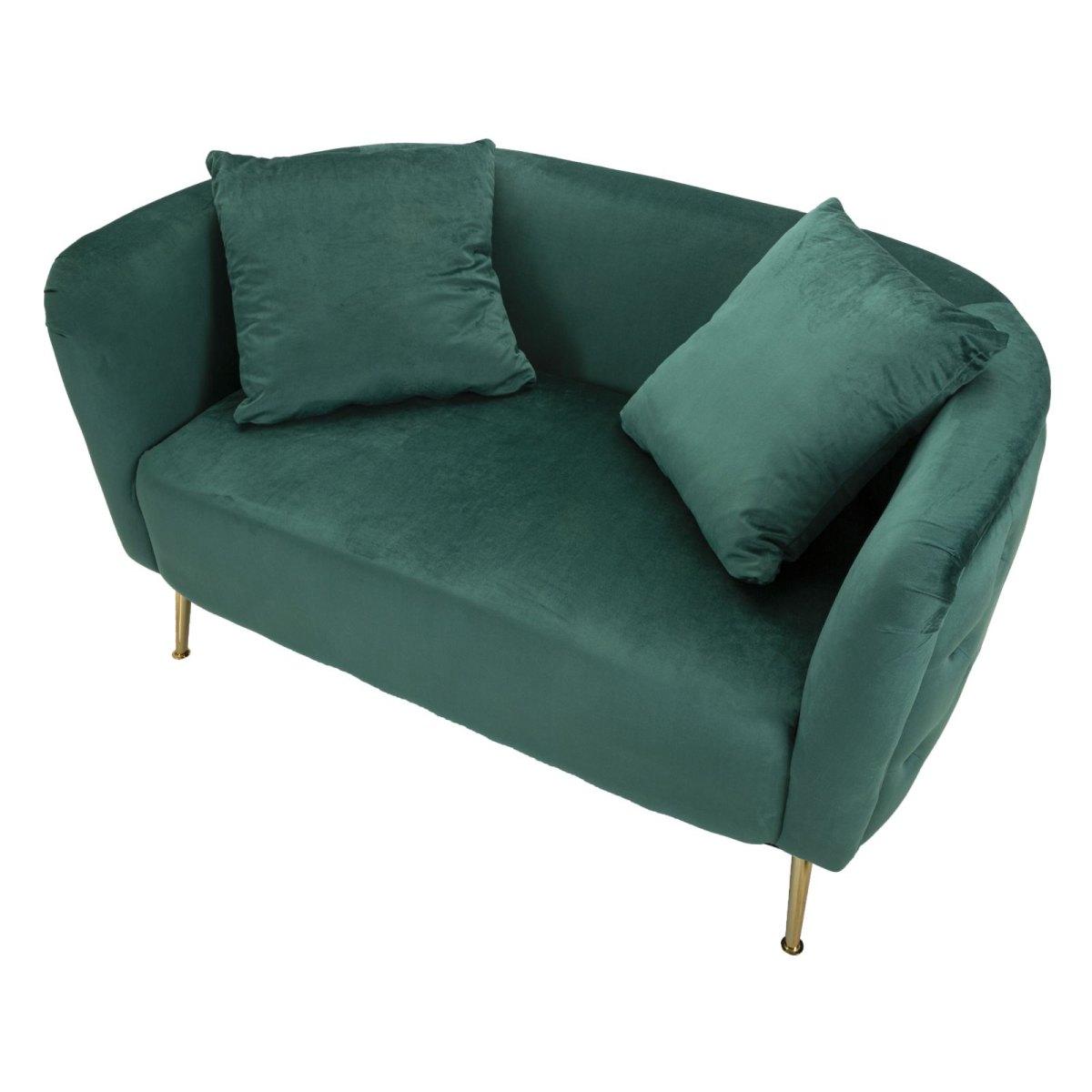 Divanetto Bucarest Verde cm.127x74x73