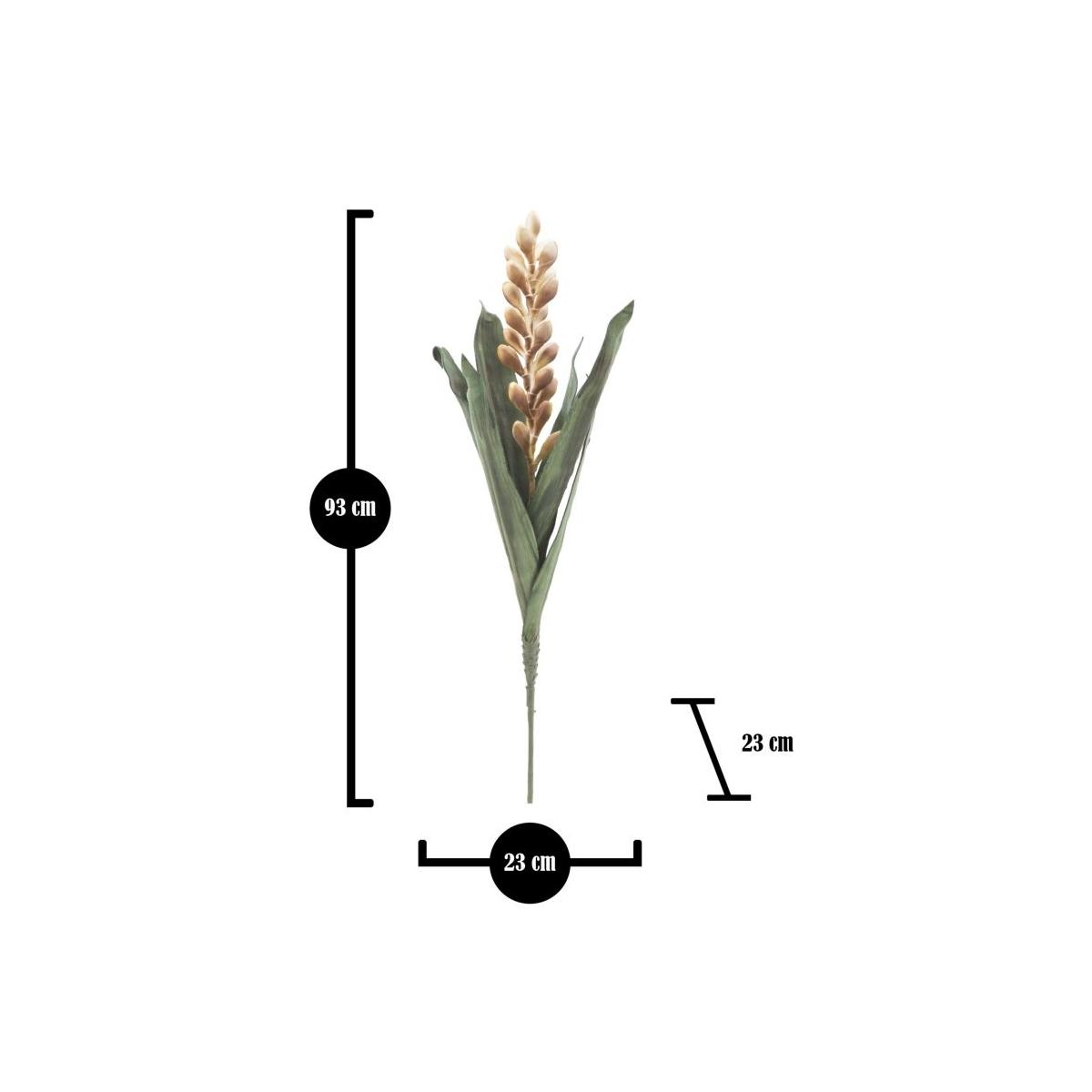 Fiore Aloe Flower Giallo cm.Ø23x93