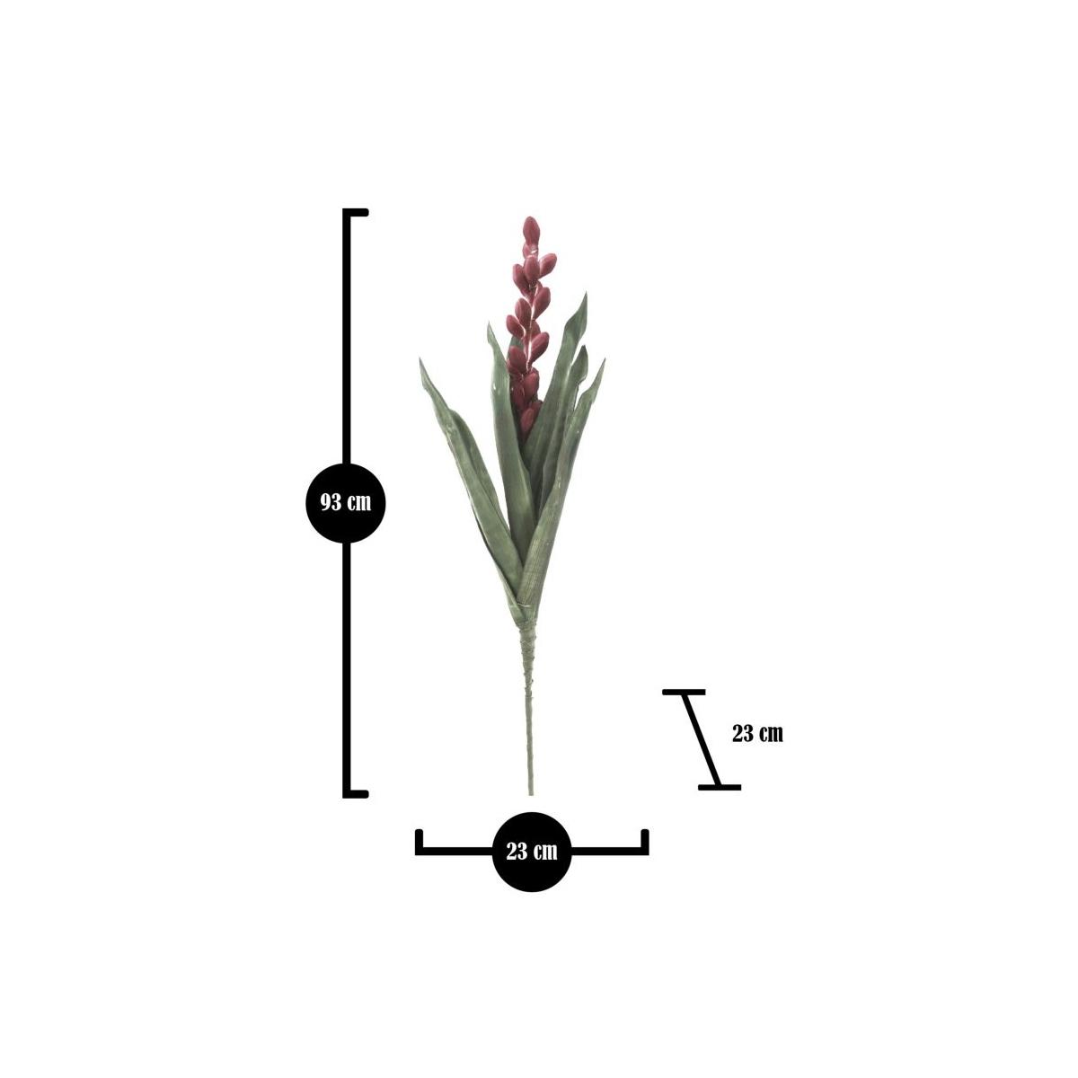 Fiore Aloe Flower Rosa cm.Ø23x93