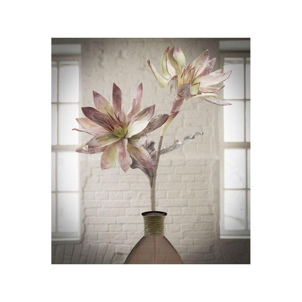 Fiore Glsang Flower x2 Verde cm.Ø28x88