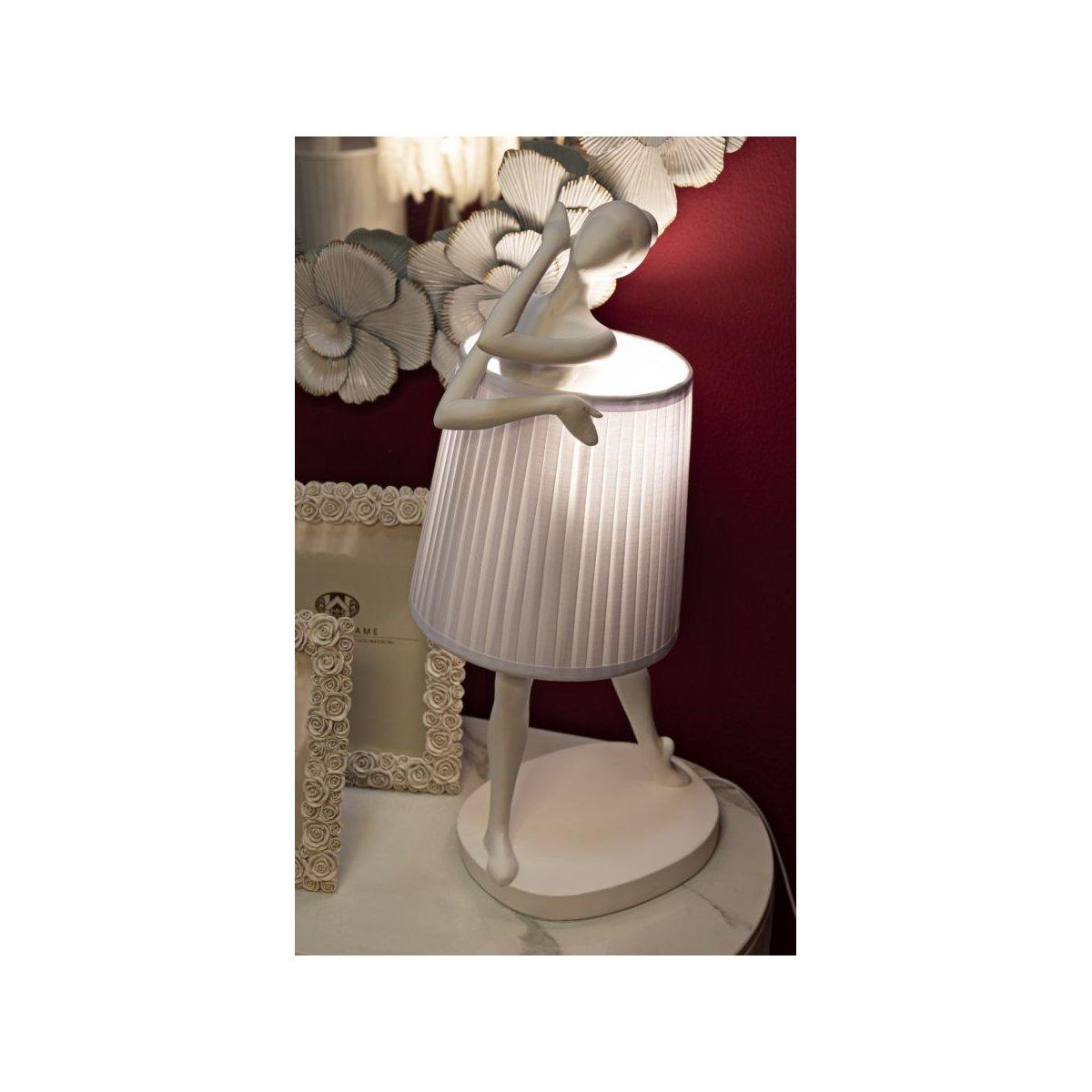 Lampada Da Tavolo Ballet cm.Ø29x25x62,5 |Mauro Ferretti