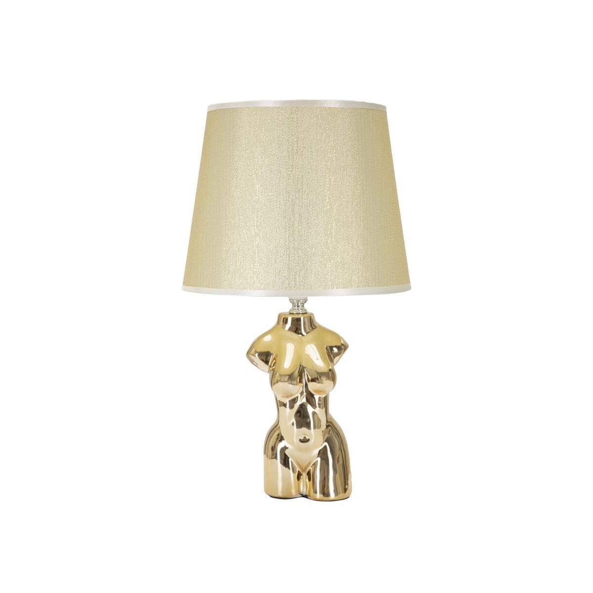 Lampada Tavolo Glam Woman cm.Ø25x39,5 |Mauro Ferretti