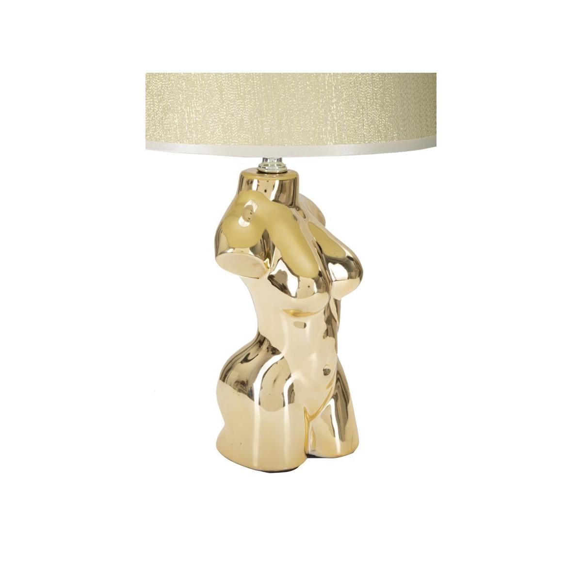 Lampada Tavolo Glam Woman cm.Ø25x39,5 |Mauro Ferretti