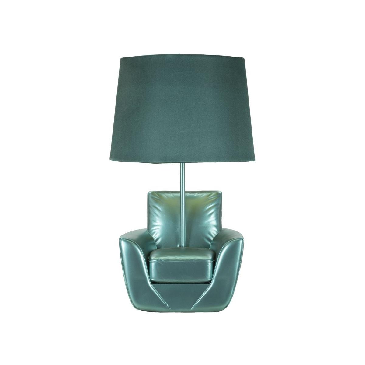 Lampada Tavolo Midcentury Turchese cm.Ø26x43 |Mauro Ferretti