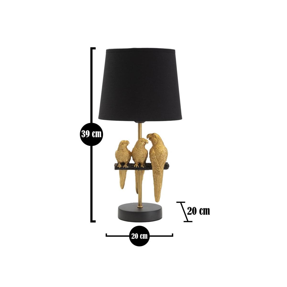 Lampada Tavolo Pappagallo cm.Ø20x39 |Mauro Ferretti