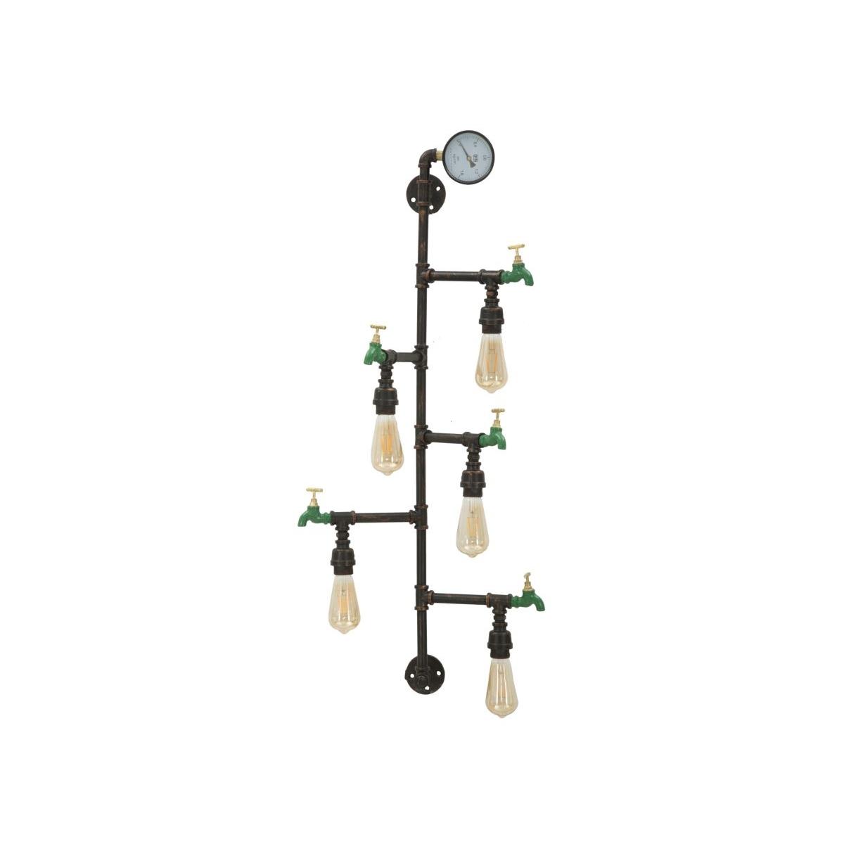 Lampada Muro Manhattan 5 Luci cm.50x30x105 |Mauro Ferretti