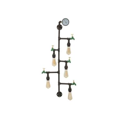 Lampada Muro Manhattan 5 Luci cm.50x30x105 |Mauro Ferretti