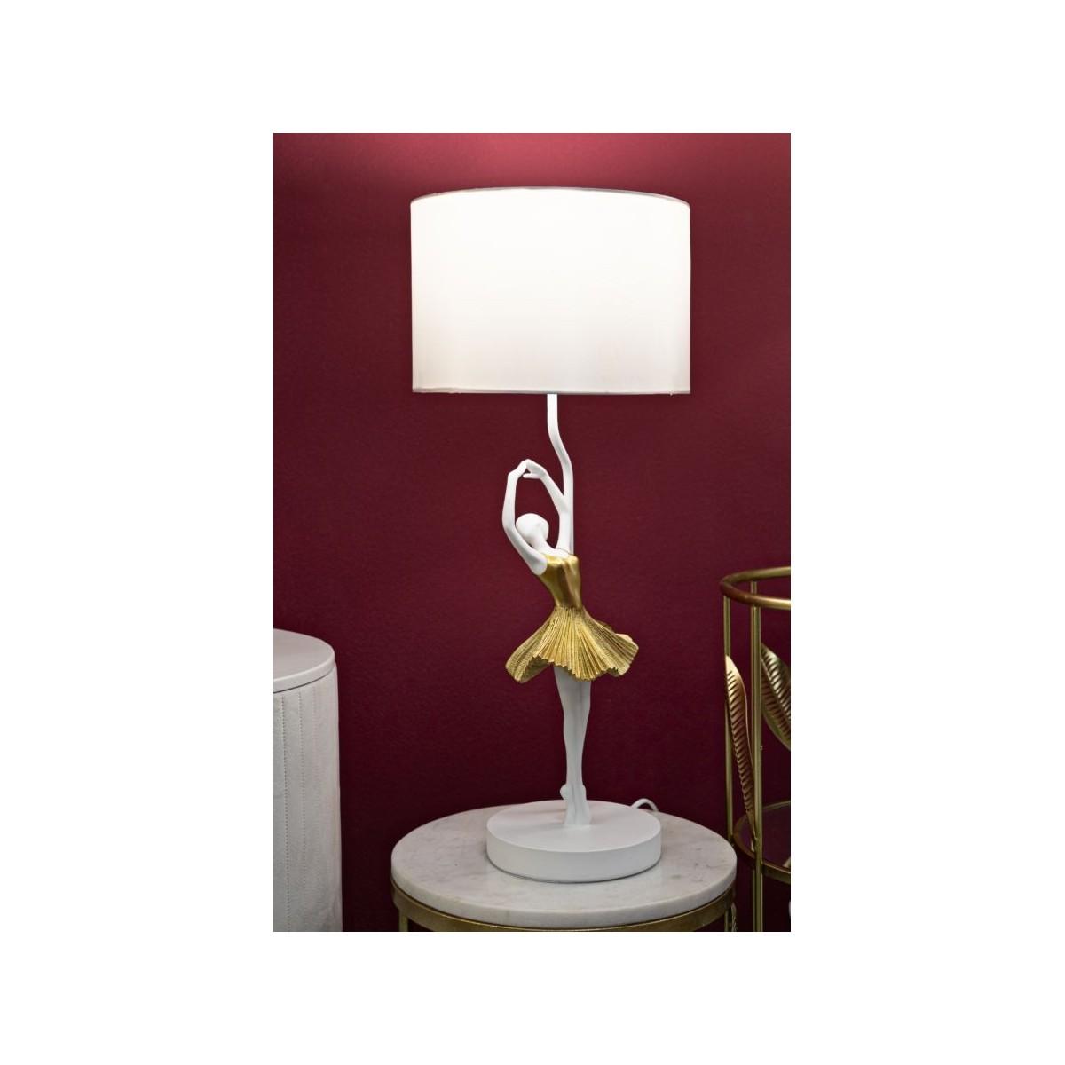 Lampada Da Tavolo Ballerina cm.Ø28x64 |Mauro Ferretti