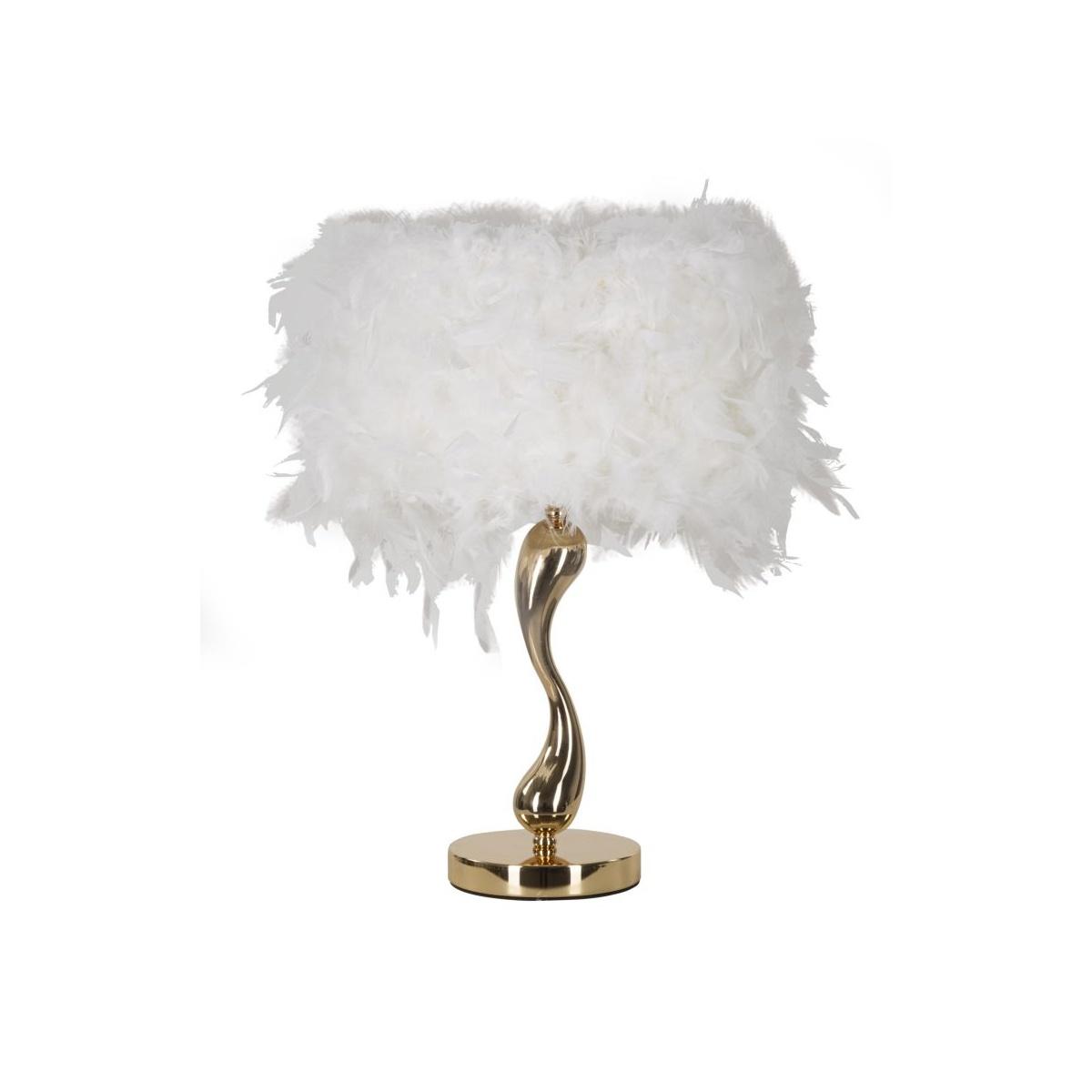 Lampada Tavolo Cart Bianca cm.Ø25x47 |Mauro Ferretti