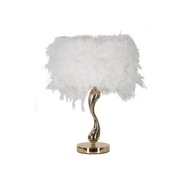 Lampada Tavolo Cart Bianca cm.Ø25x47 |Mauro Ferretti