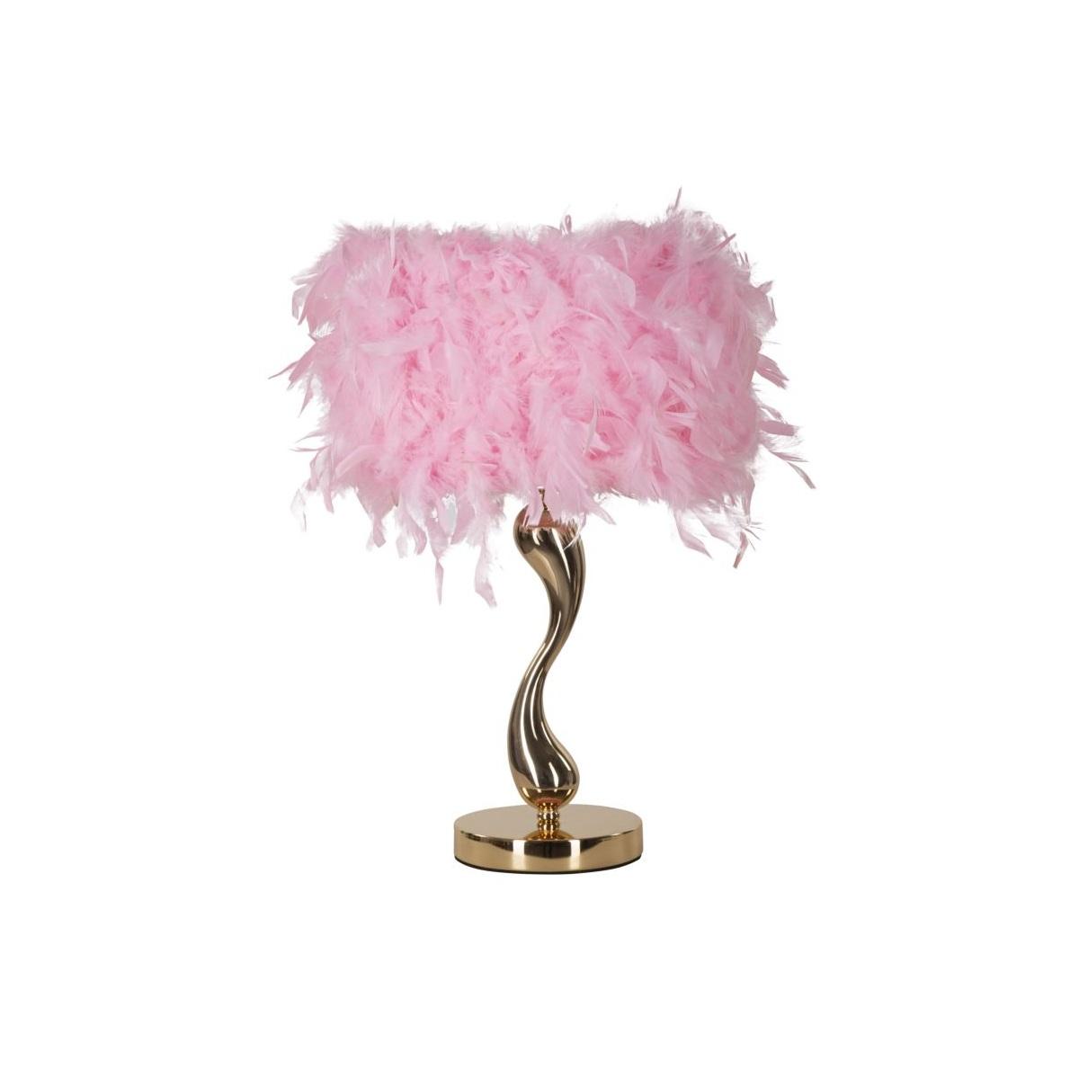 Lampada Tavolo Cart Rosa cm.Ø25x47 |Mauro Ferretti