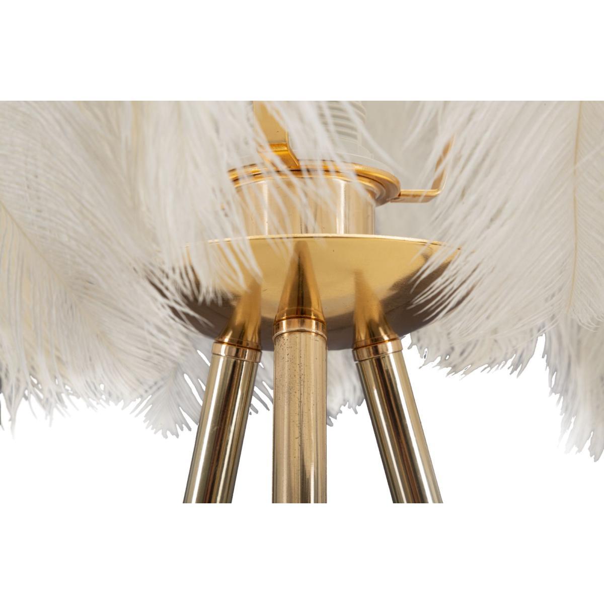 Lampada Tavolo Feather Stand cm.Ø40x60 |Mauro Ferretti
