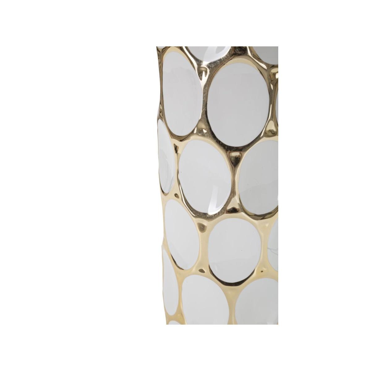 Lampada Da Tavolo Glam Carv cm.Ø34,5x56 |Mauro Ferretti