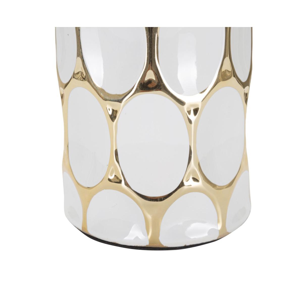 Lampada Da Tavolo Glam Carv cm.Ø34,5x56 |Mauro Ferretti