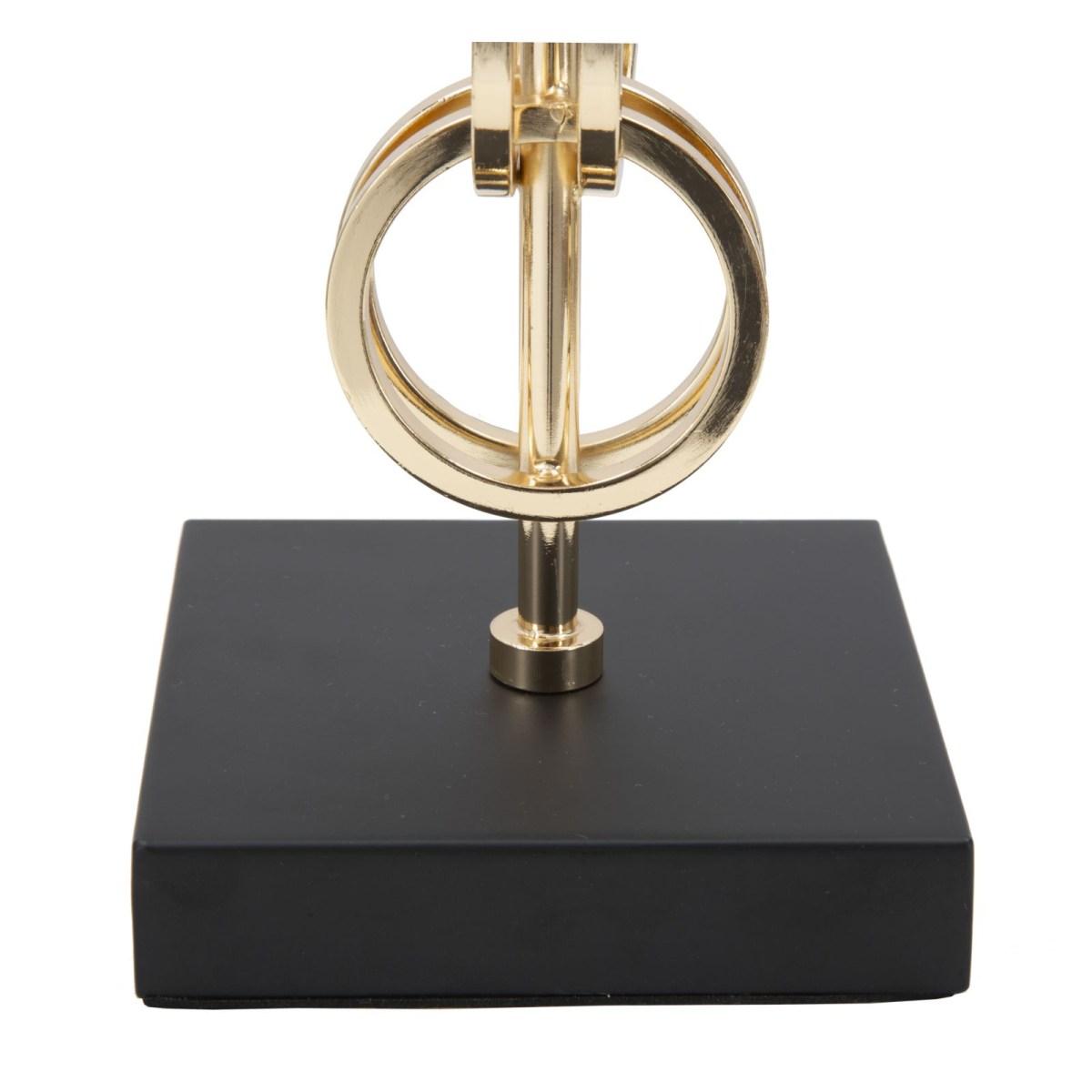 Lampada Tavolo Glam Rings cm.Ø25x54,5 |Mauro Ferretti