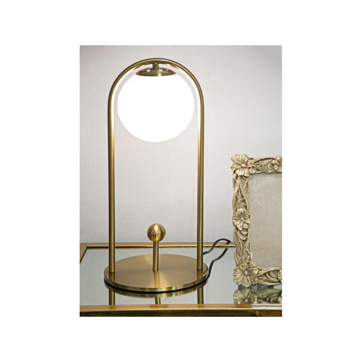 Lampada Tavolo Glamy Arc Mod.A cm.Ø21x47 |Mauro Ferretti