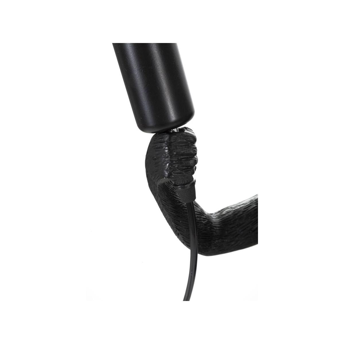 Lampada Tavolo Monkey Nero cm.26x34x55 |Mauro Ferretti