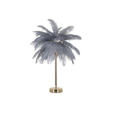 Lampada Tavolo Palm Grigia cm.Ø55x60 |Mauro Ferretti