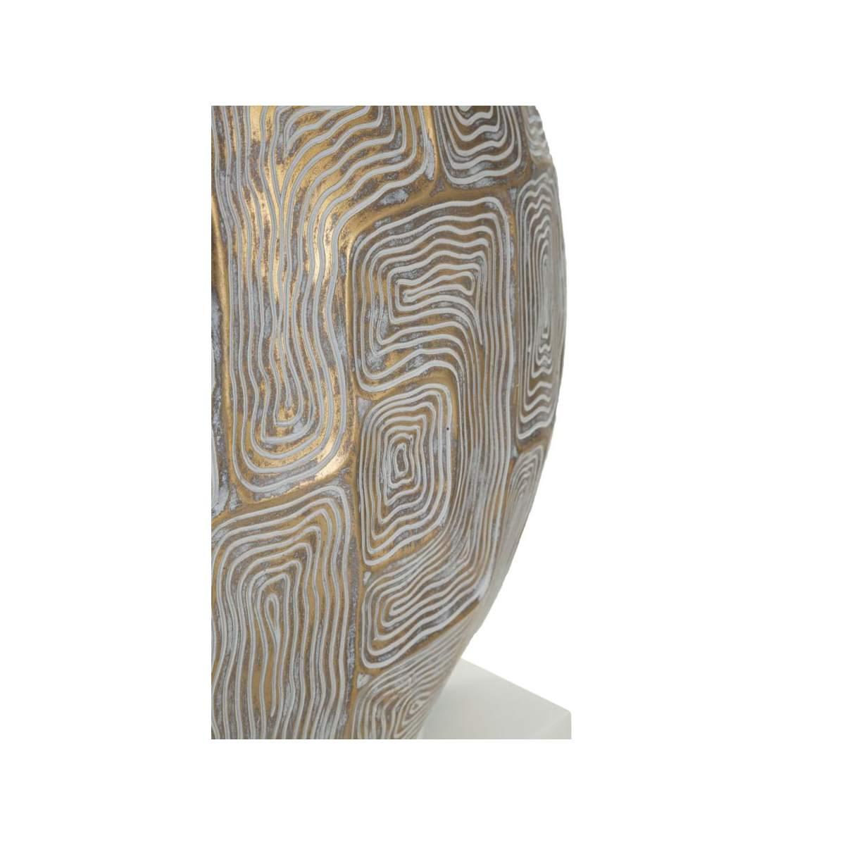 Lampada Tavolo Resina Eclips cm.Ø38x64 |Mauro Ferretti