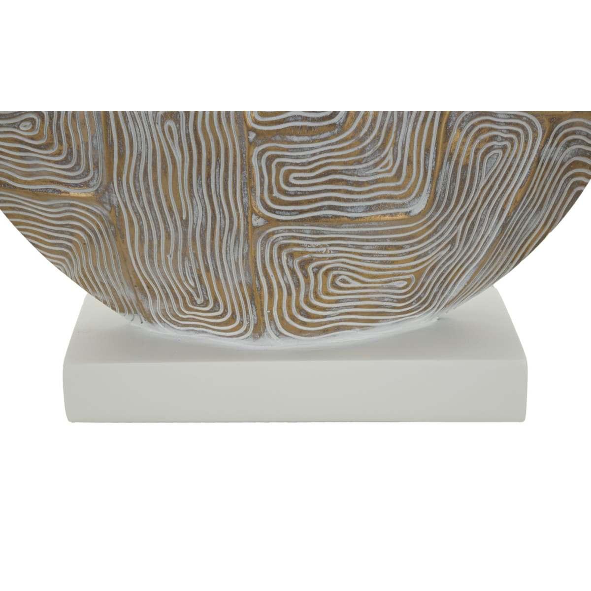 Lampada Tavolo Resina Eclips cm.Ø38x64 |Mauro Ferretti