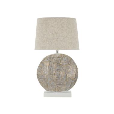 Lampada Tavolo Resina Eclips cm.Ø38x64 |Mauro Ferretti