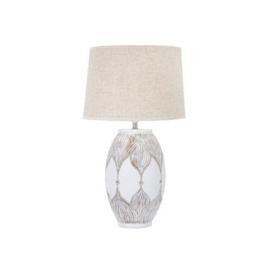 Lampada Tavolo Resina Ovale Atene cm.Ø38x67 |Mauro Ferretti