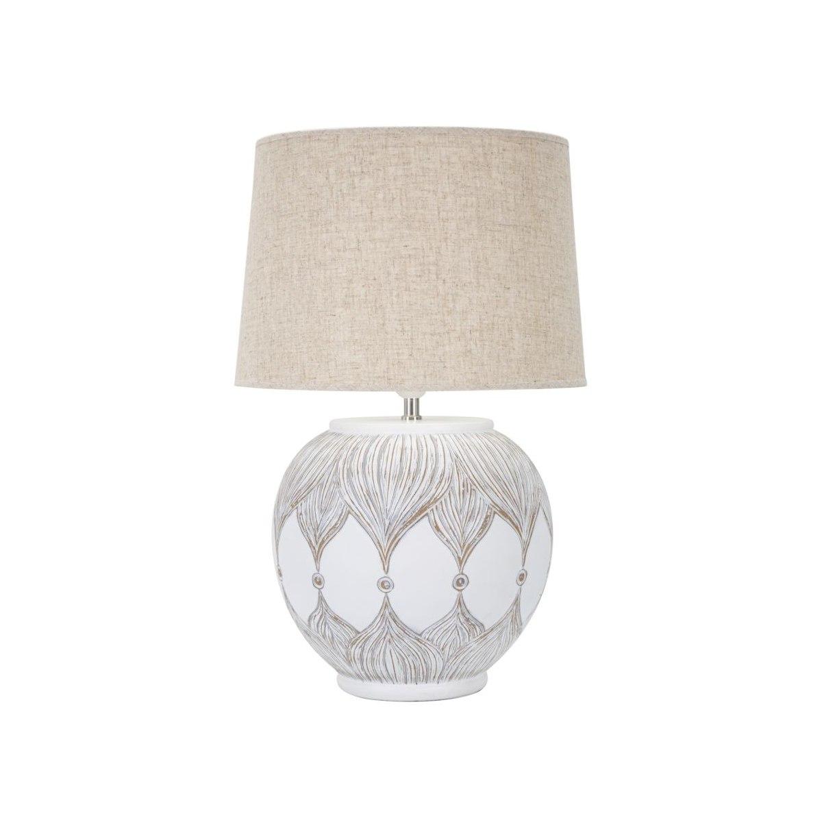 Lampada Tavolo Resina Rot. Atene cm.Ø38x59 |Mauro Ferretti