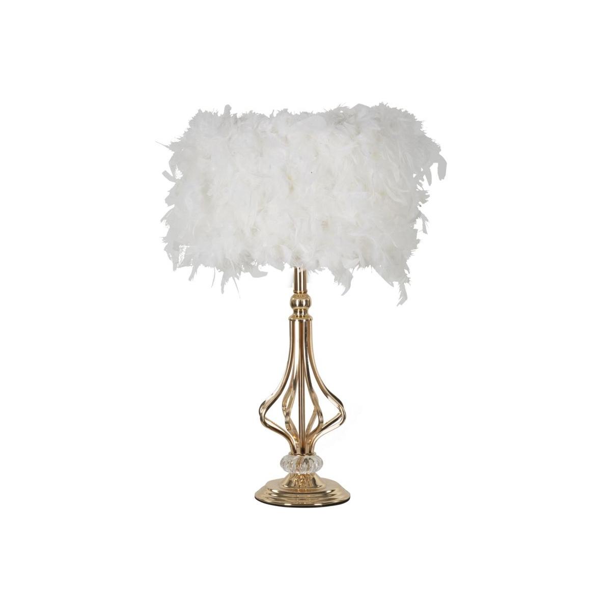 Lampada Tavolo Tarty Bianca cm.Ø25x54 |Mauro Ferretti