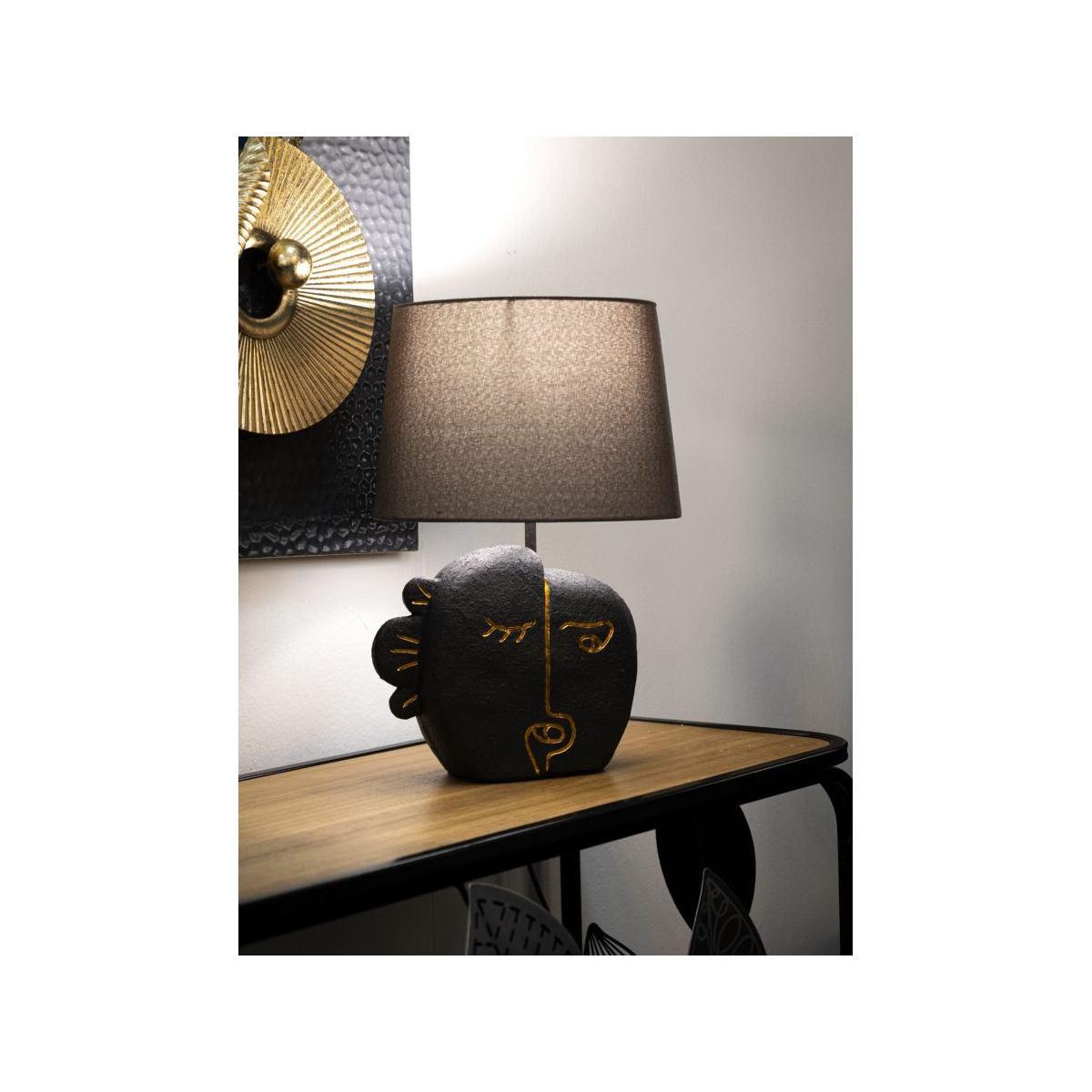 Lampada Tavolo Tribal Mod.B cm.Ø27,5x39,5 |Mauro Ferretti