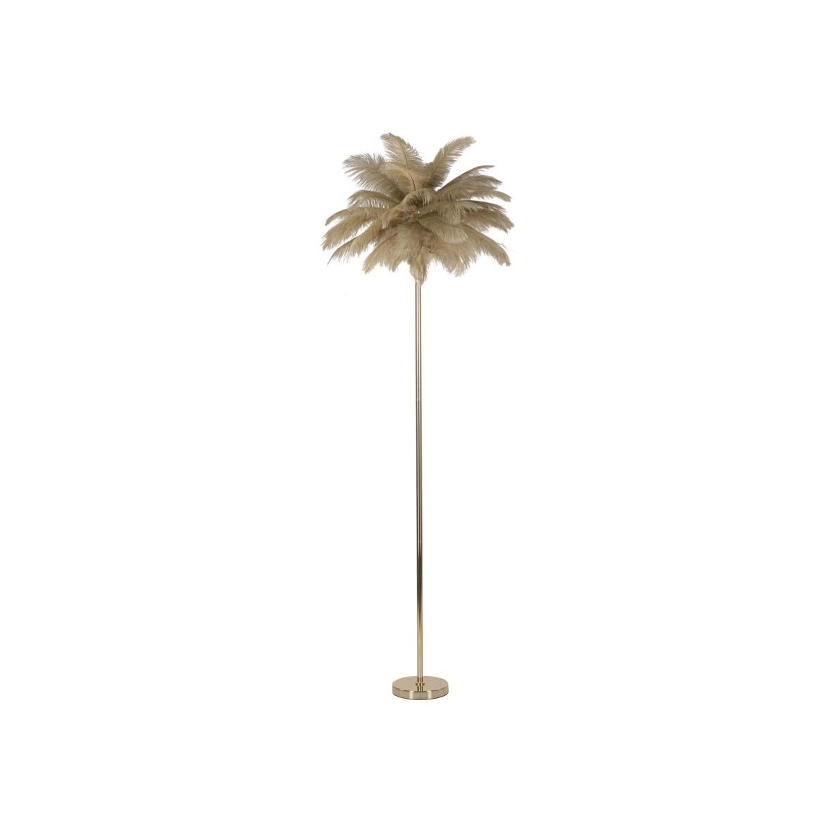 Lampada Da Terra Palm Cammello cm.Ø55x160 |Mauro Ferretti