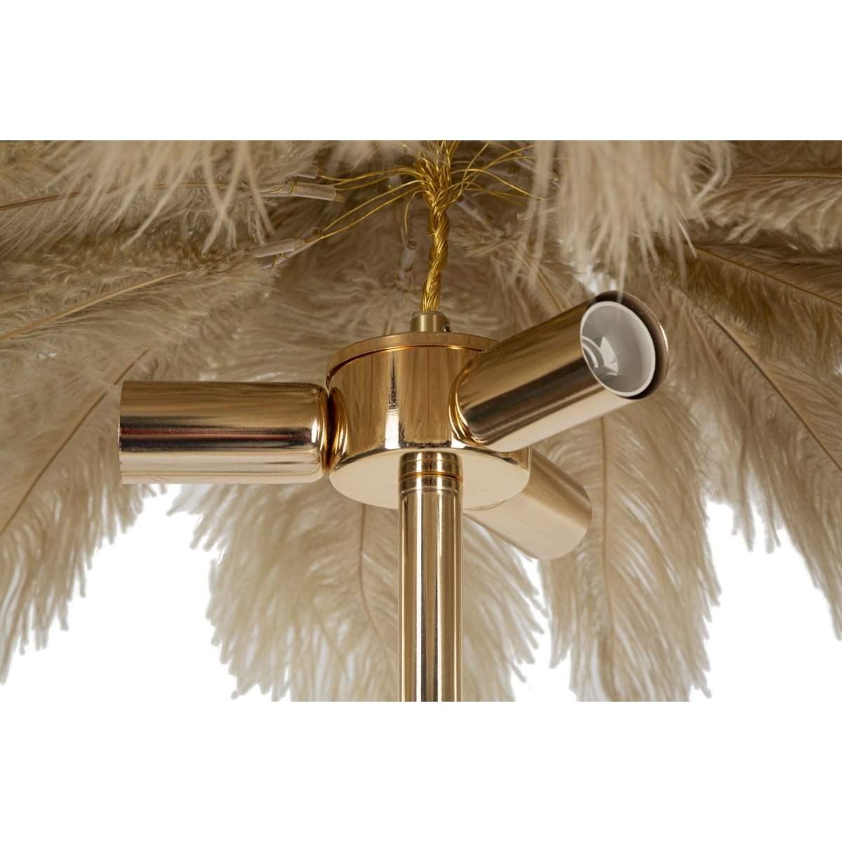 Lampada Da Terra Palm Cammello cm.Ø55x160 |Mauro Ferretti