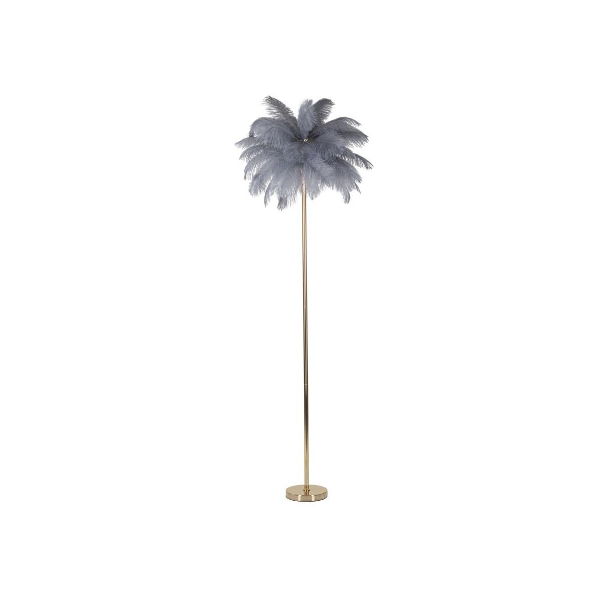 Lampada Terra Palm Grigia cm.Ø55x160 |Mauro Ferretti