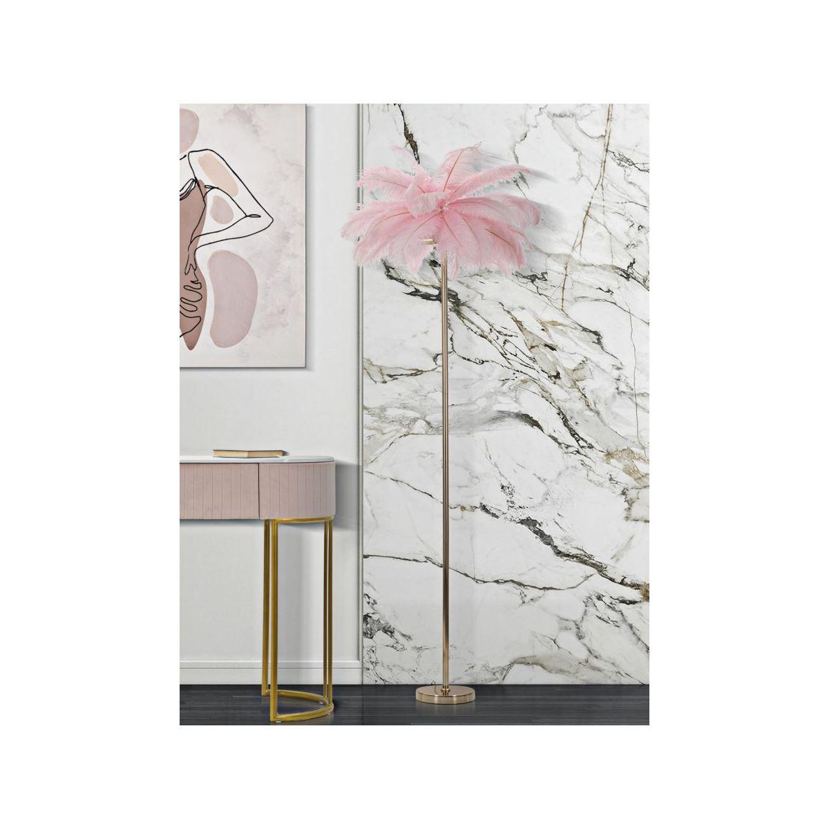 Lampada Terra Palm Rosa cm.Ø55x160 |Mauro Ferretti