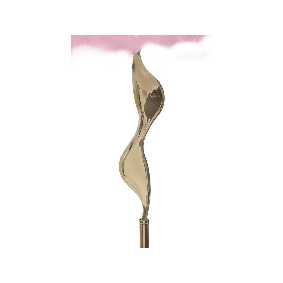 Lampada Da Terra Slim Rosa cm.Ø50x165 |Mauro Ferretti