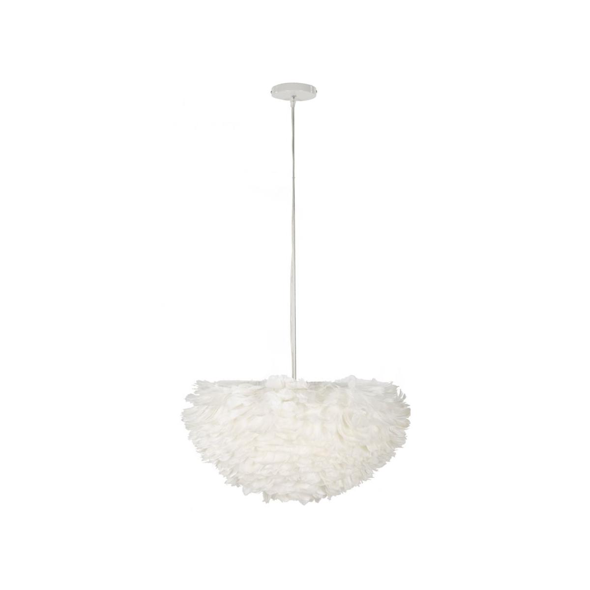 Lampadario Feather cm.Ø60x30 Altezza Con Filo cm.110 |Mauro Ferretti