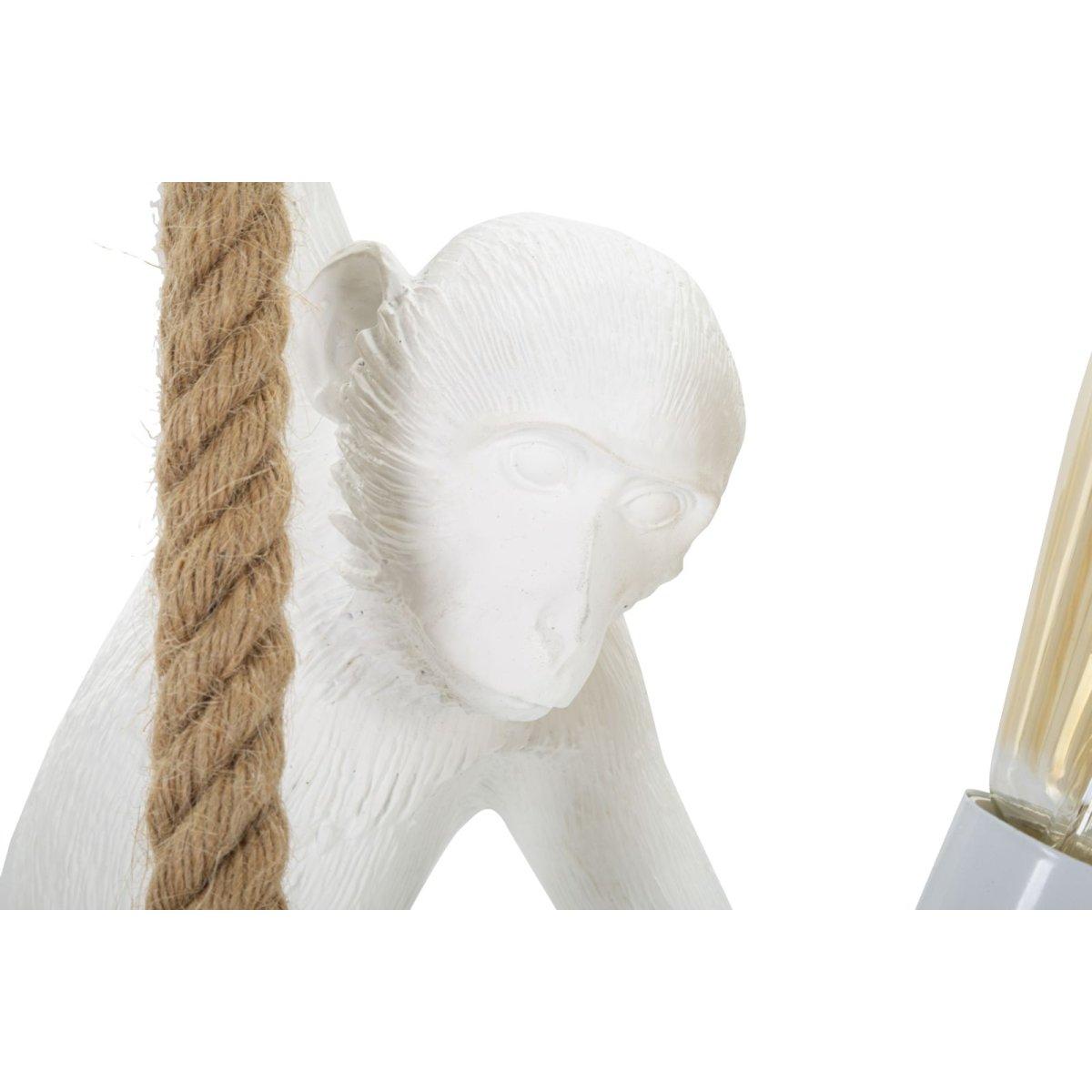 Lampadario Monkey Bianco cm.27x32x145 |Mauro Ferretti