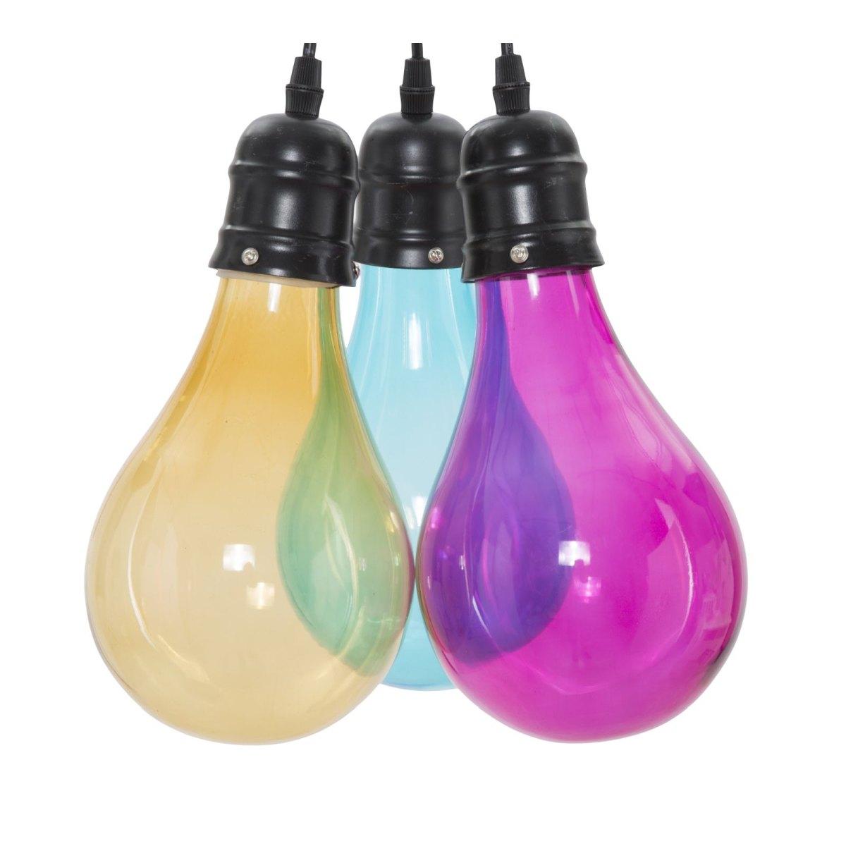 Lampadario Oklahoma 3 Luci cm.Ø25x135 Vetro Ø3,5 |Mauro Ferretti