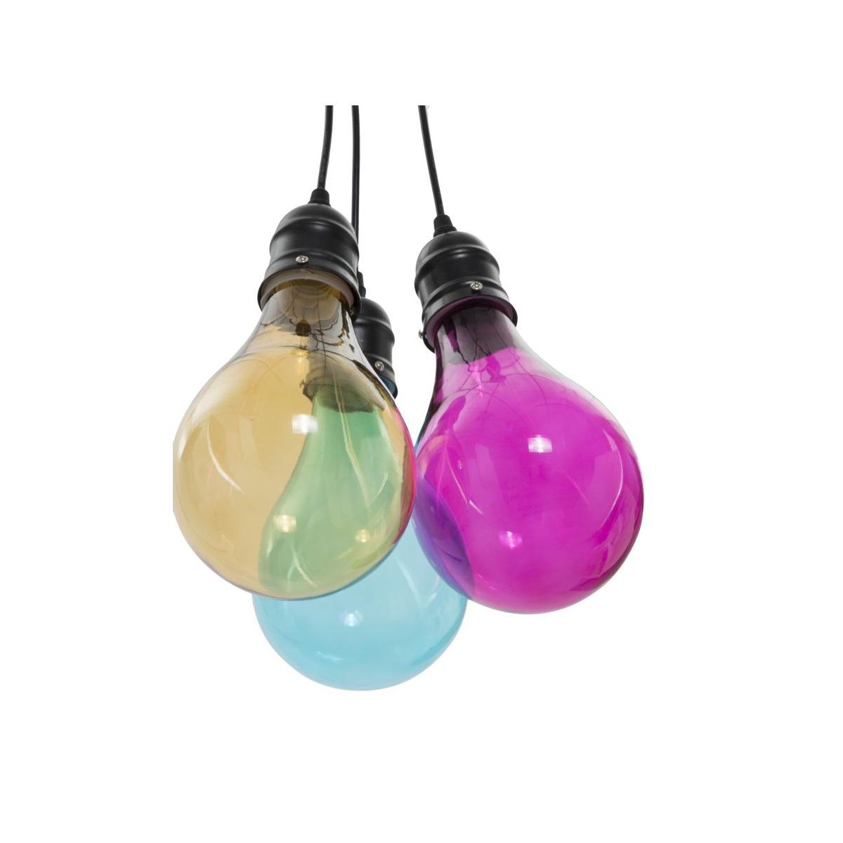 Lampadario Oklahoma 3 Luci cm.Ø25x135 Vetro Ø3,5 |Mauro Ferretti