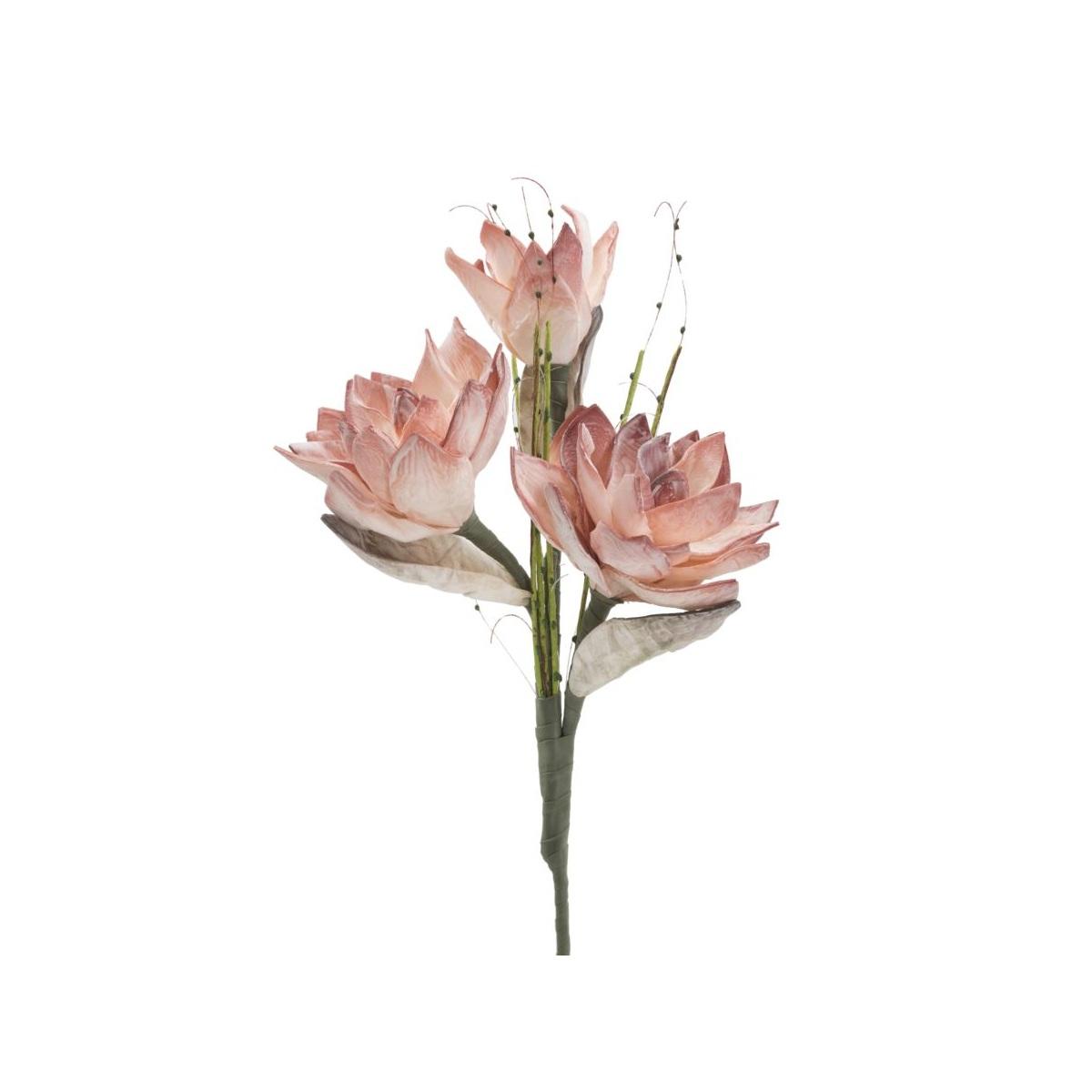 Fiore Magnolia x3 Arancio cm.Ø30x90