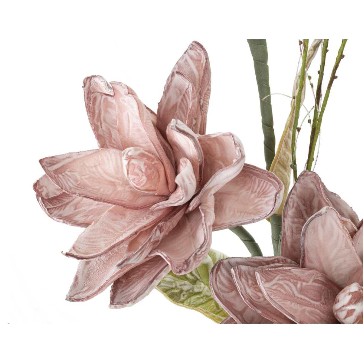 Fiore Magnolia x3 Rosa cm.Ø30x90