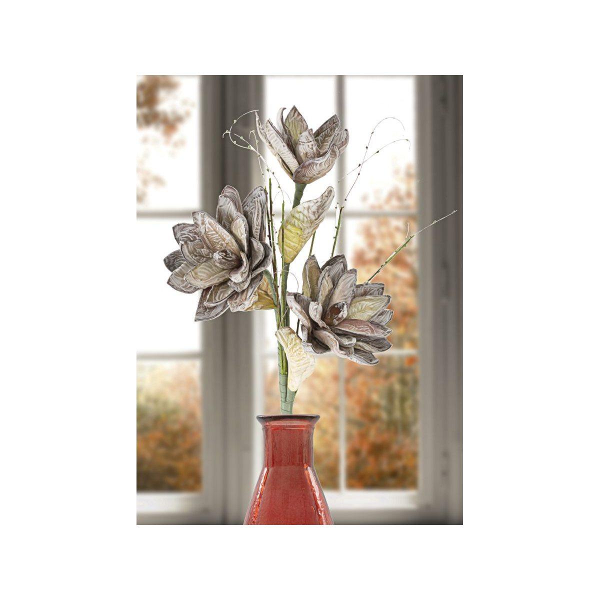 Fiore Magnolia x3 Verde cm.Ø30x90