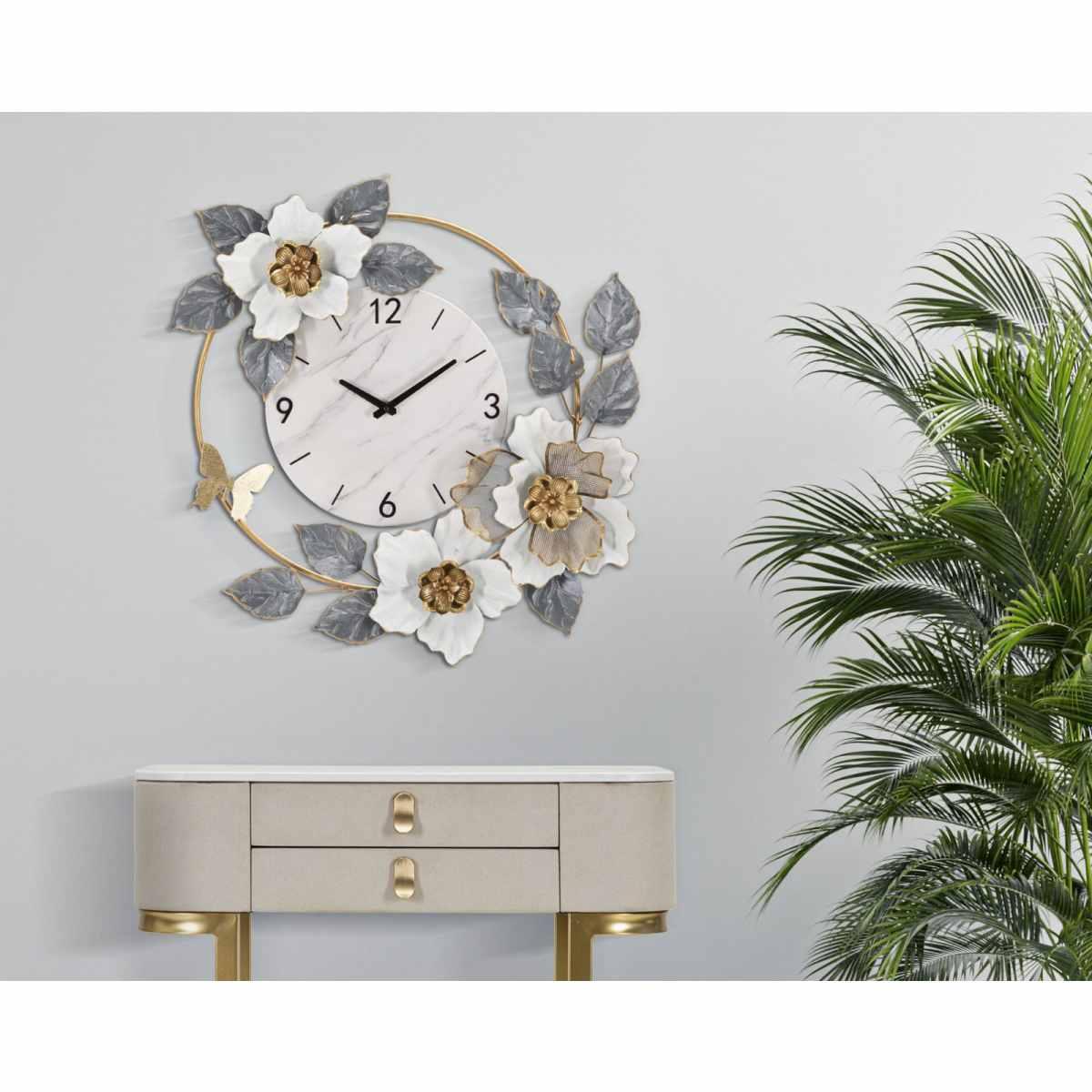 Orologio Muro Flowers cm.64x8x64 |Mauro Ferretti
