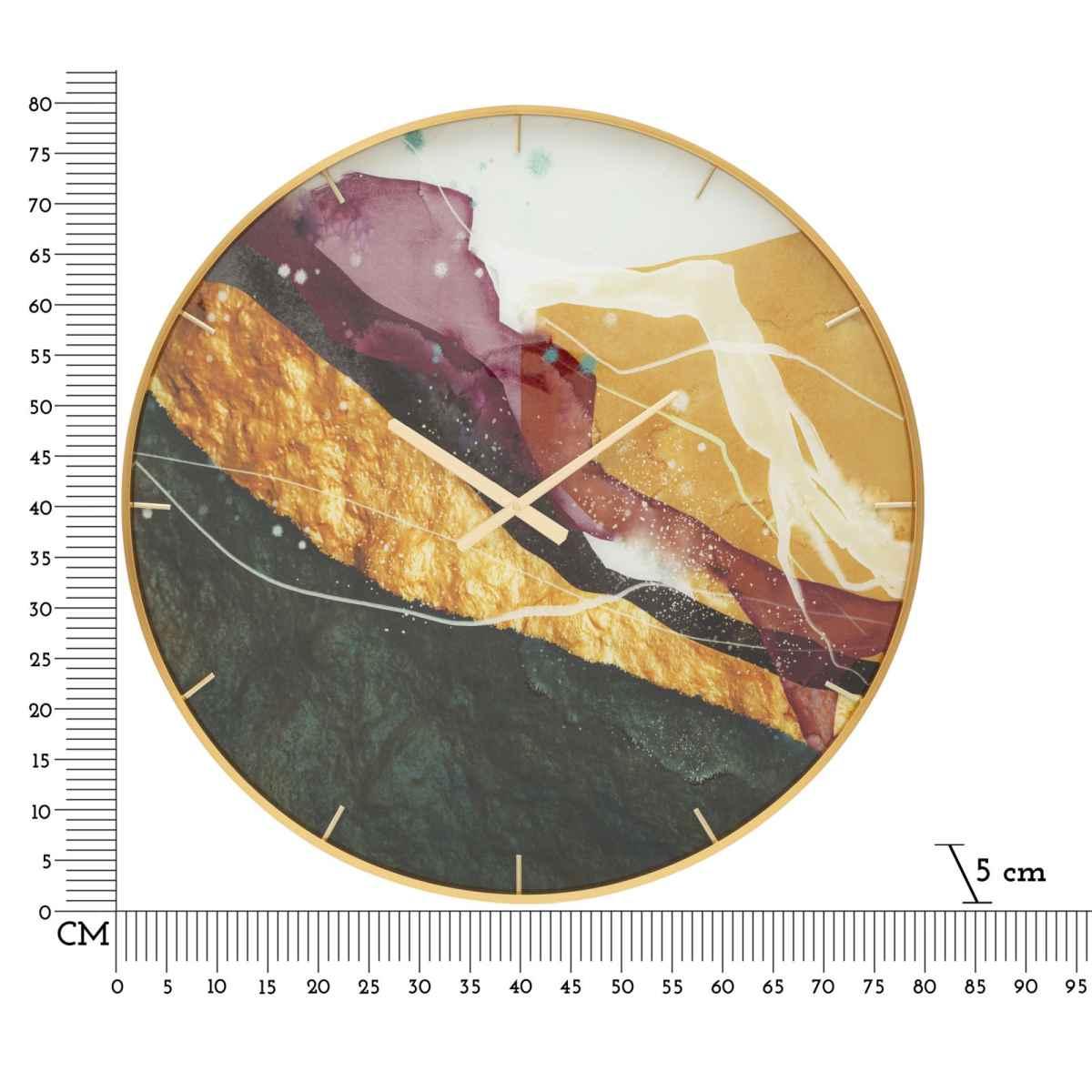 Orologio Muro Glass Mity cm.Ø80x5 |Mauro Ferretti