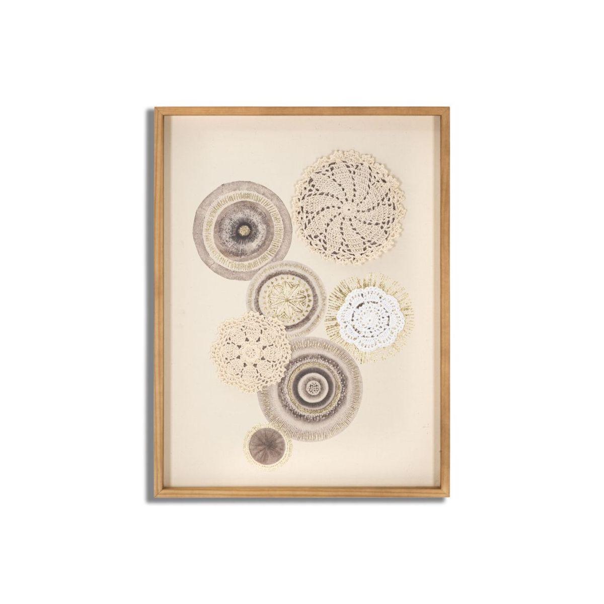 Pannello Con Cornice Circly Conserti cm.45x3,2x60 |Mauro Ferretti