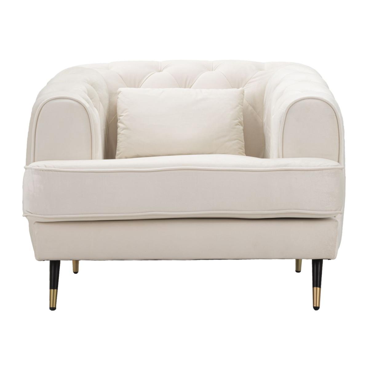 Poltrona Praga Crema cm.93x86x71 |Mauro Ferretti