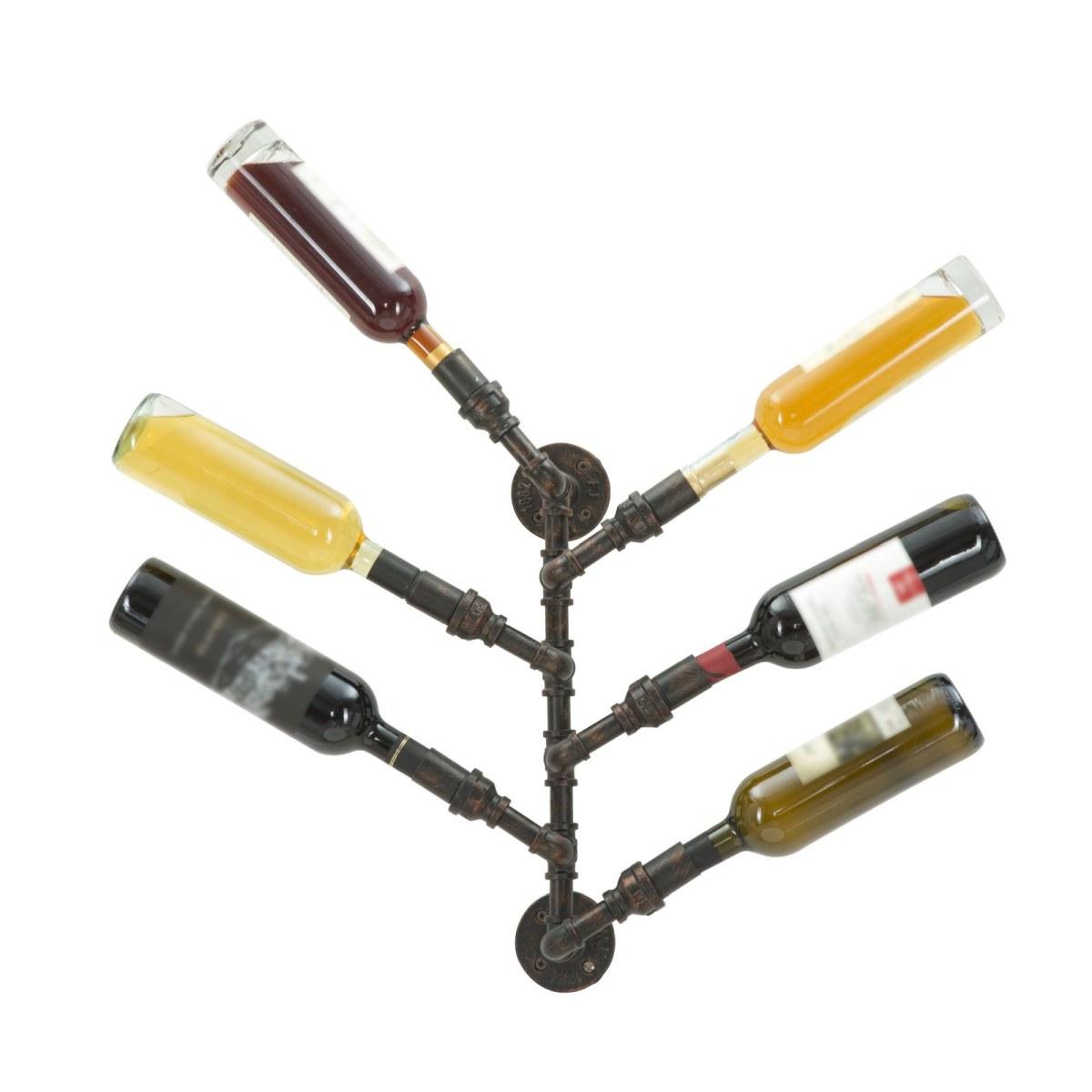 Porta Bottiglie Da Muro Manhattan 6 Posti cm.27x15x60 |Mauro Ferretti